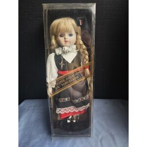 Alsatian Porcelain Doll Traditional Dress French Heritage Collectible
